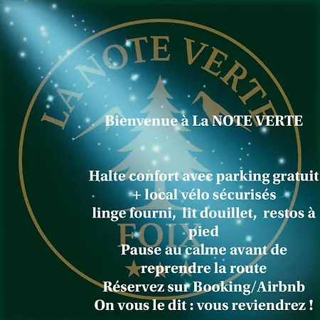 Lägenhet La Note Verte - Parking Gratuit Devant L'entree *